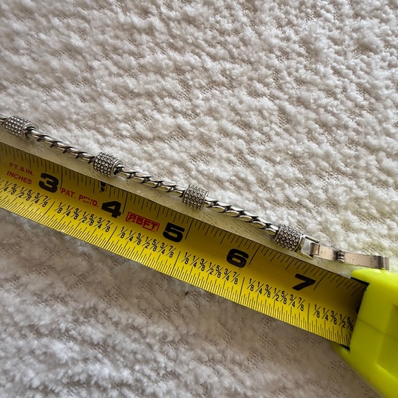 Brighton Silver Rope and Crystal Bracelet - Picture 2 of 4